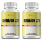 2x BERBERIN HCL = 240 Kapseln á 500mg - vegan - Extra Hochdosiert -