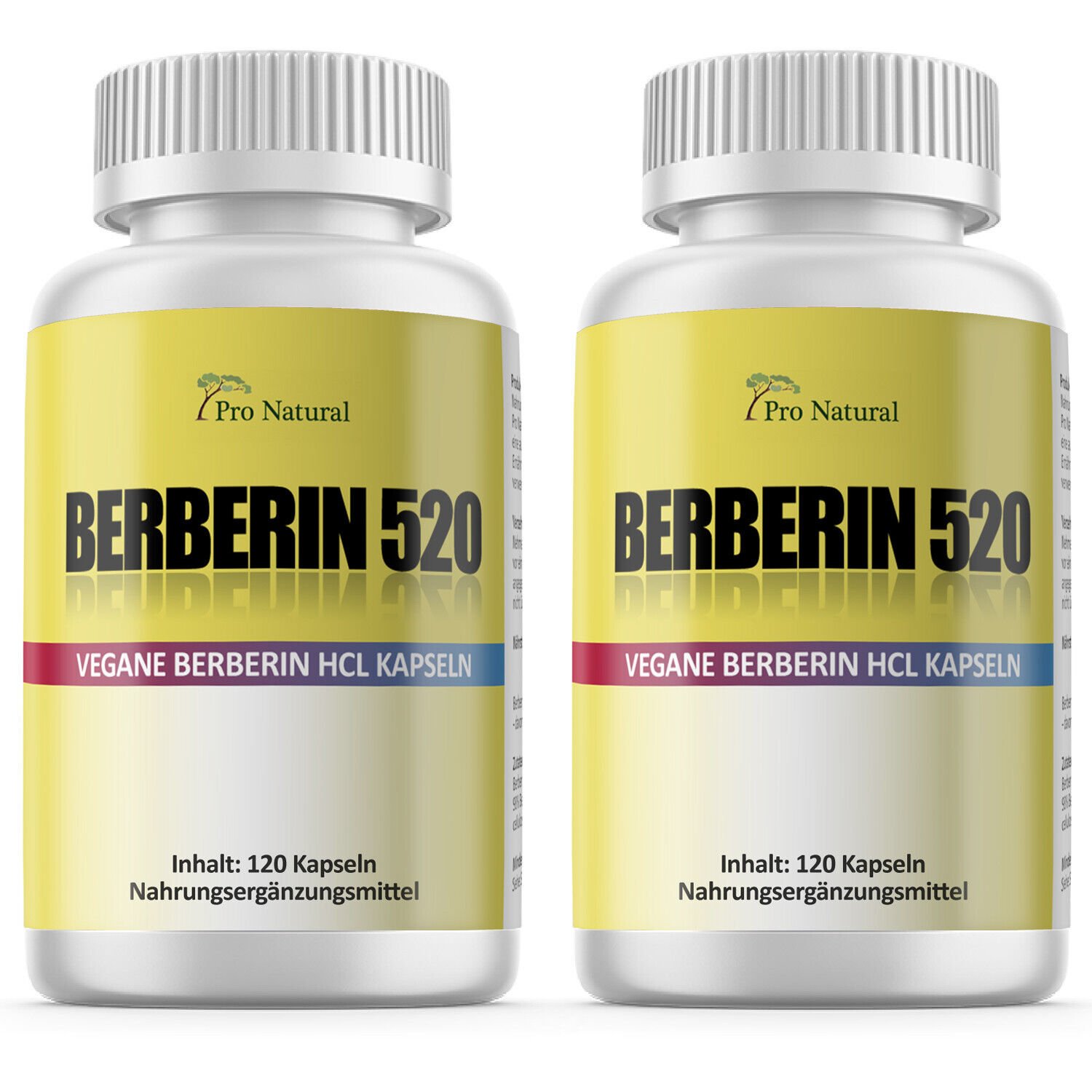 2x BERBERIN HCL = 240 Kapseln á 500mg - vegan - Extra Hochdosiert - 2x BERBERIN HCL = 240 Kapseln á 500mg - vegan - Extra Hochdosiert -