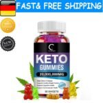 60pcs Keto Gummis Gewichtsverlust &Fatburner,starker Bauch Abnehmen