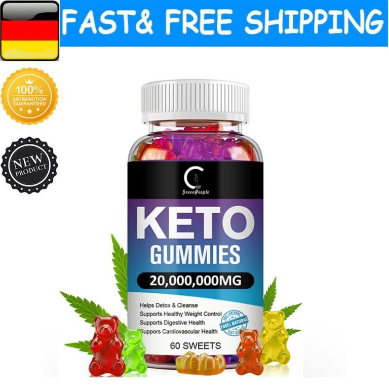 60pcs Keto Gummis Gewichtsverlust &Fatburner,starker Bauch Abnehmen