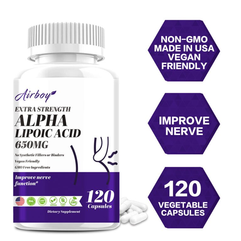 Alpha-Liponsäure 650 mg - Herzgesundheit, reduziert Entzündungen