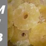 Ananas Ringe 1000g getrocknet, gezuckert Bromelain,Enzyme,Diät,Müsli 1Kg