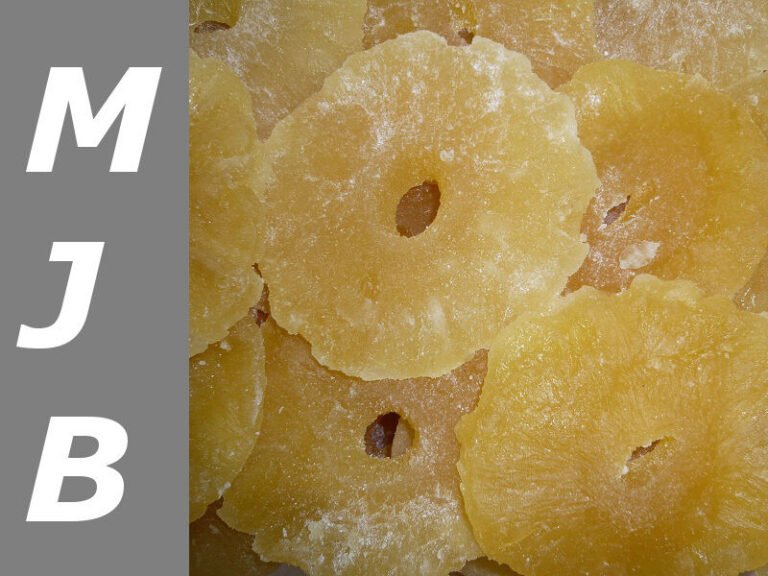 Ananas Ringe 1000g getrocknet, gezuckert Bromelain,Enzyme,Diät,Müsli 1Kg