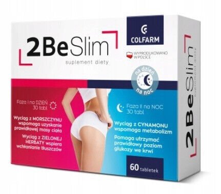 Colfarm S.A. 2 Be Slim Ergänzungsmittel - 60 Tabletten