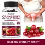 Cranberry 25000mg Fruit Extract with Vitamin C Softgels EXP:July 2026-