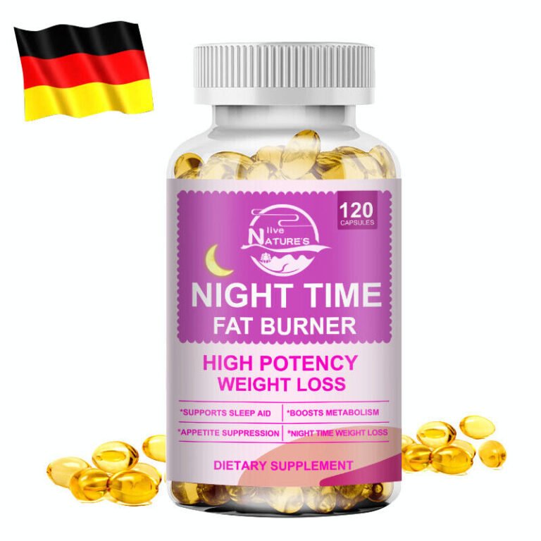 FAT BURNER 120 Kapseln - Strong Abnehmen Gewichtsverlust - Appetitzügler