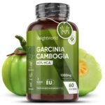 Garcinia Cambogia Pure Kapseln - 60Stk - 1000mg Garcinia Fruchtextrakt - Vegan