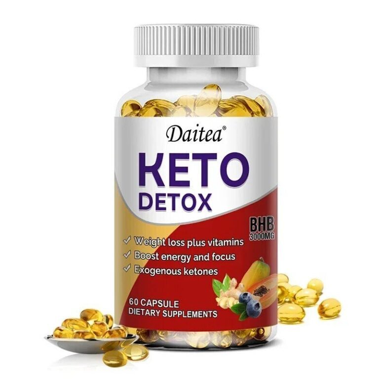 KETO DETOX Kapsel 3000mg Fettverbrenner Keto Abnehmen 30/60/120 Kapseln