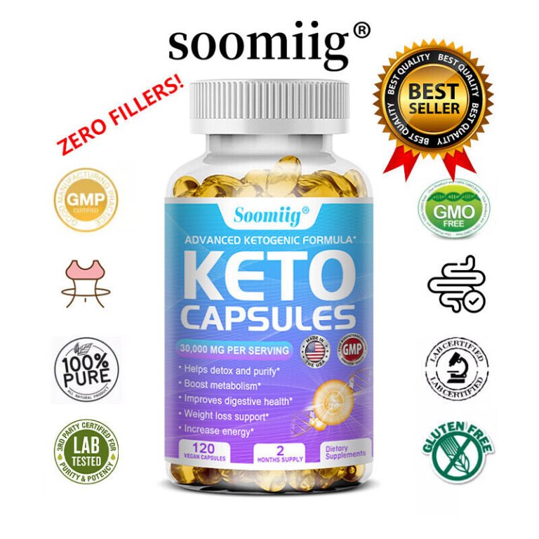 Keto Kapsel - 120 Abnehmen Kapseln - Gewichtsmanagement - Vegan