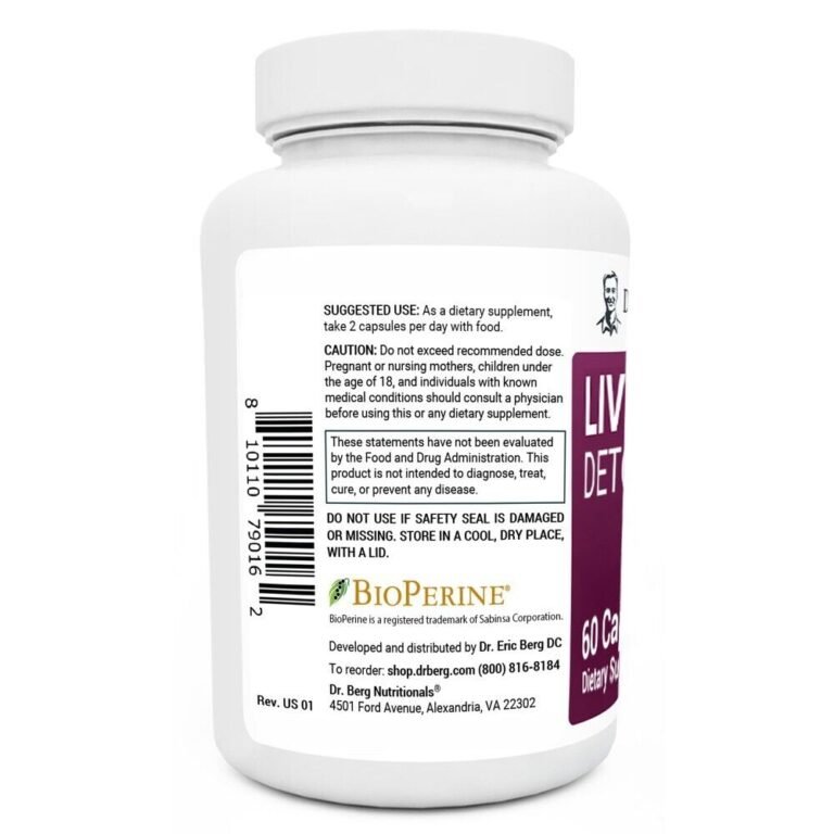 Leberreinigung und Entgiftungsunterstützung mit Mariendistelextrakt, 60 Kapseln