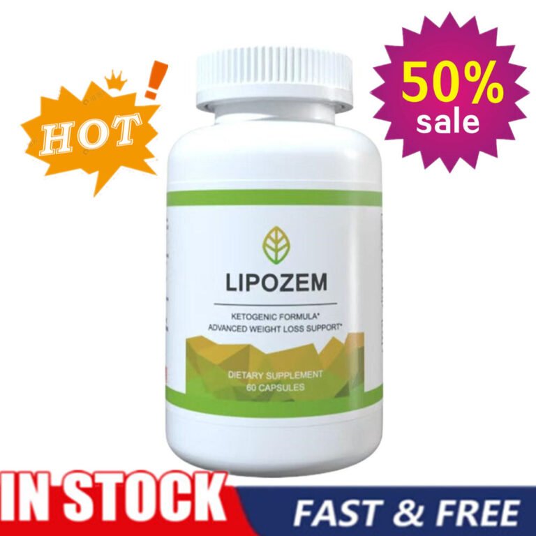 Lipozem Gewichtsverlust und Darmgesundheit Unterstützung Advanced Diätpillen 60X