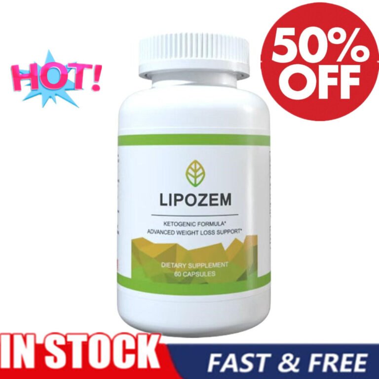 Lipozem Gewichtsverlust und Darmgesundheit Unterstützung Advanced Diätpillen 60X