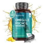 Omega 3 Fischöl 2000 mg mit Omega 3 EPA & DHA - 240 Softgel Kapseln