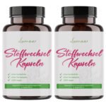 Stoffwechsel Kapseln für Stoffwechselkur - Stoffwechsel Formel 2 Dosen Gläser
