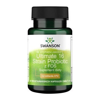 Swanson Dr. Stephen Langer's Ultimate 16 Strain Probiotic with FOS - 60 Kapseln