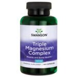 Swanson Mineral Supplements Triple Magnesium Complex 400mg - 100 Kapseln