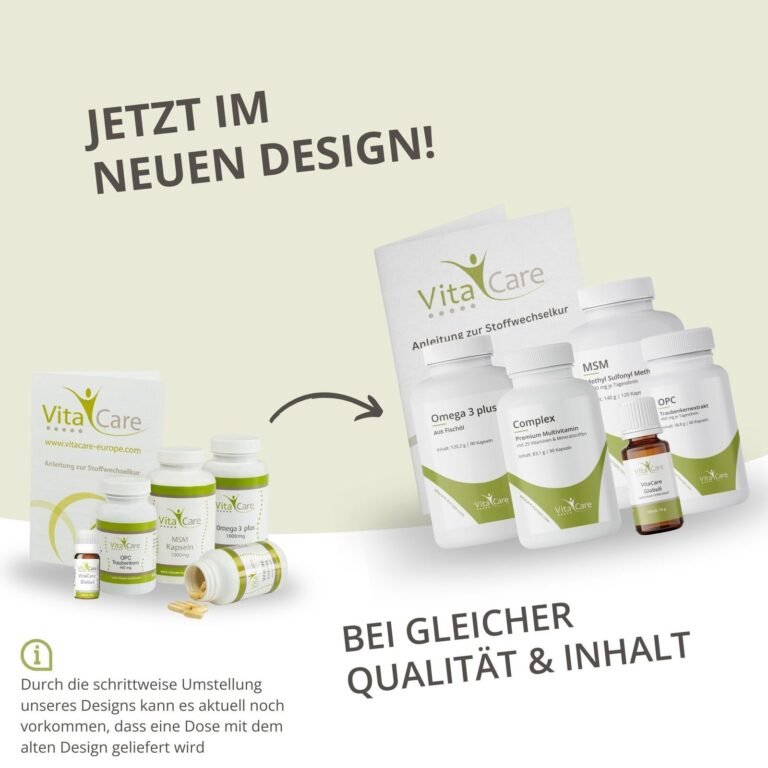 VitaCare 21-Tage-Stoffwechselkur (HCG -Diät) mit Globuli