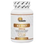 Vitamin K2 MK7 200 mcg Tabletten – Hochdosiert & Bioverfügbar – Sowelo