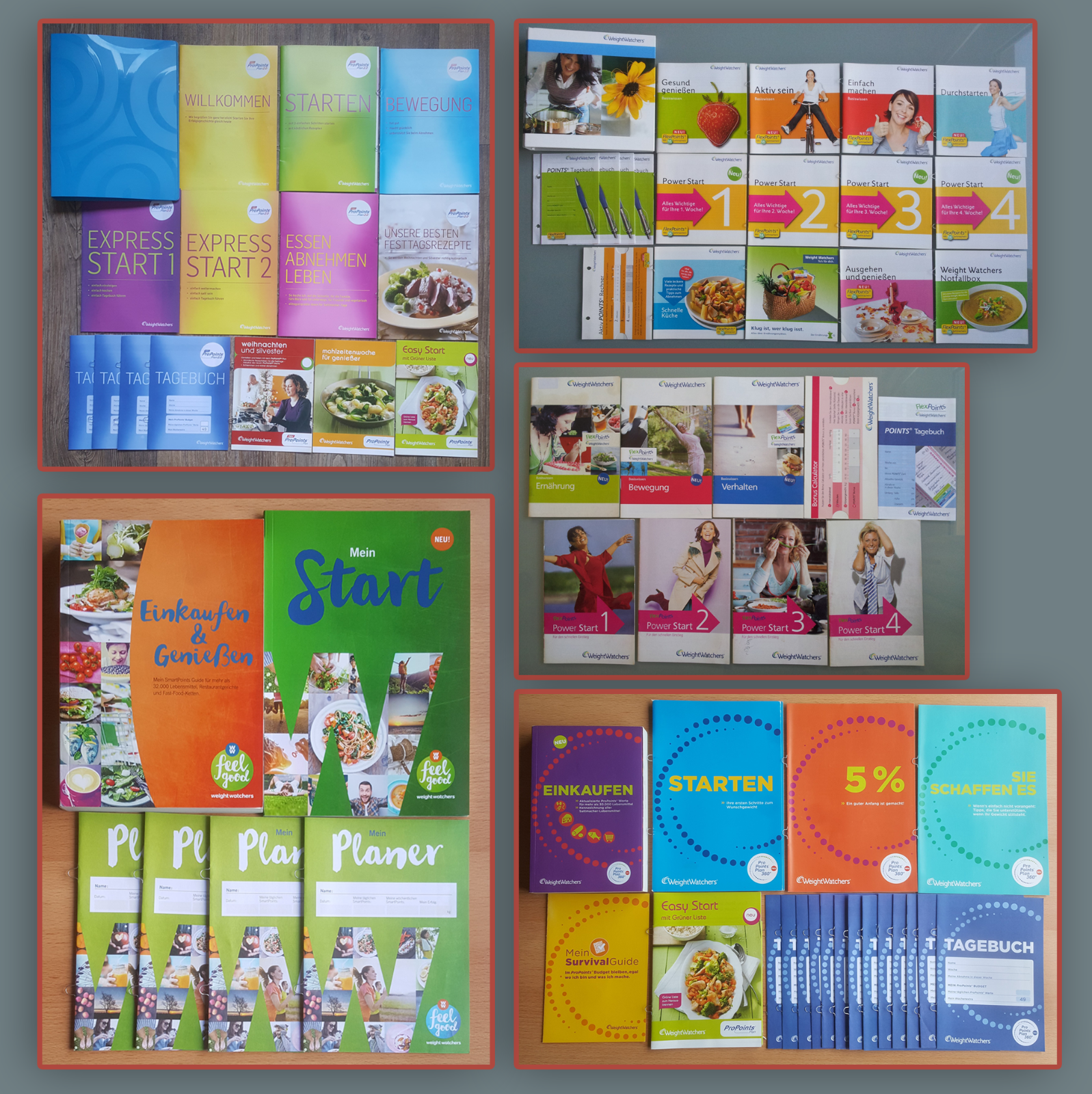 Weight Watchers Bücher Starterset FlexPoints Weight Watchers Bücher Starterset FlexPoints