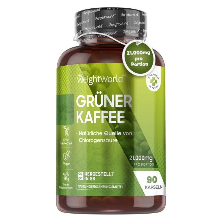 WeightWorld Grüner Kaffee 7000mg - 90 Kapseln